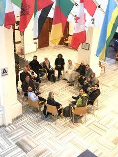 Study circle with Abrahamic scholars